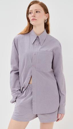 Garment Dyed Seersucker Classic Shirt