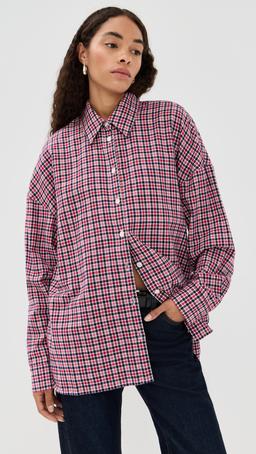 Flannel Menswear Shirting Oversized Shirt