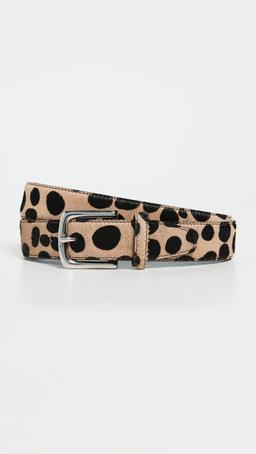 Classic Pony Hair Leather Belt