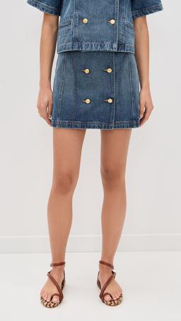 The Clara Mini Denim Skirt