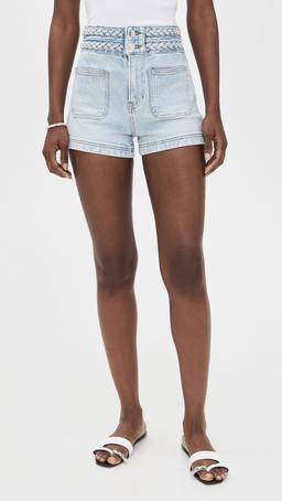 Elijah Patch Pocket Shorts with Braids