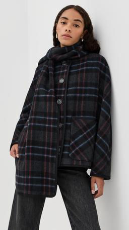 Martine Dickey Coat with Scarf