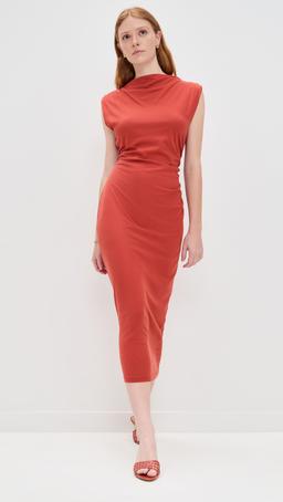 Cowl Neck Muscle Tee Dress