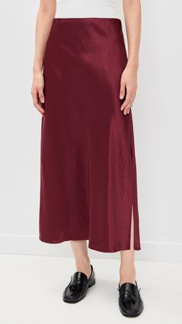 Side Slit Slip Skirt