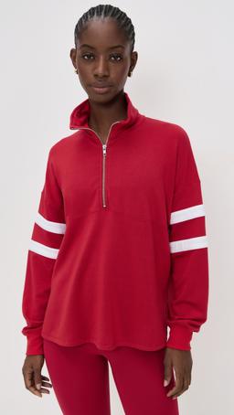 Varsity Half Zip Sweatshirt
