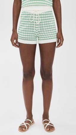 Everley Scallop Knit Shorts