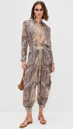 Hypnotic Silk Harem Pants