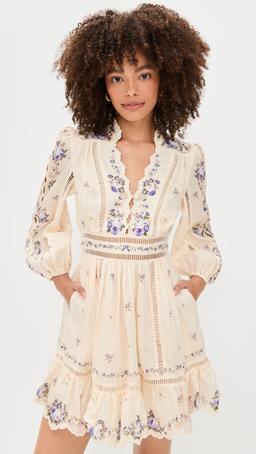 Patience Plunge Mini Dress