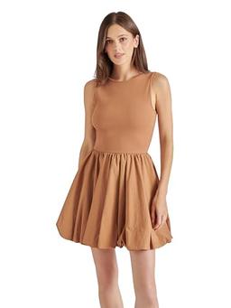 Steve Madden Apparel Women's Palermo Dress, Caramel Cafe