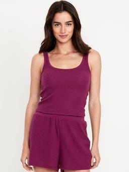 Cozy Waffle Pajama Tank Top