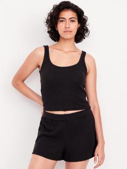 Cozy Waffle Pajama Tank Top