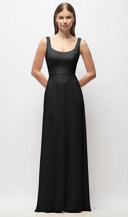 Scoop Neck Tank Strap Chiffon Maxi Dress