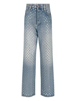 Golden Goose Openwork Jeans With Studs