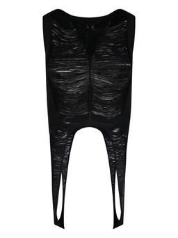 Rick Owens Virgin Wool Crop Top