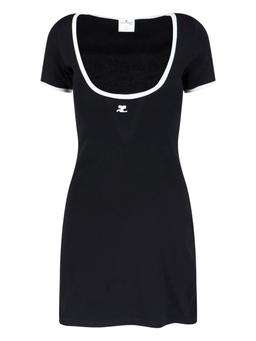 Courrèges Logo Mini Dress