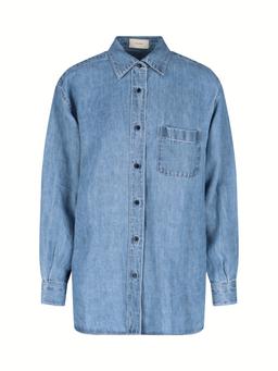 The Row 'Nesson' Linen Denim Shirt