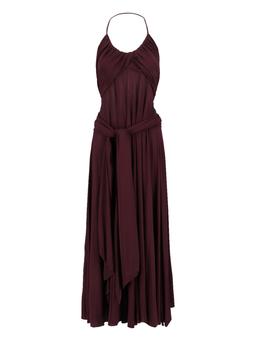 Alaïa Draped Viscose Dress