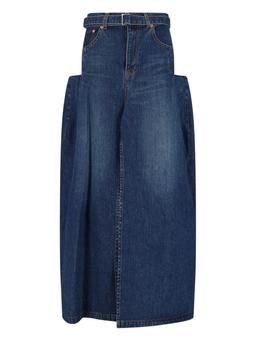 Sacai Maxi Denim Skirt