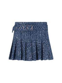 Charles Jeffrey Loverboy ' Rara' Sequins Mini Skirt
