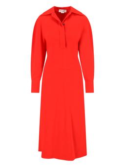 Victoria Beckham Chemisier Midi Dress