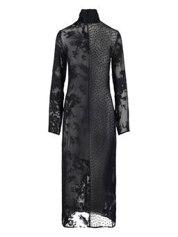 Marine Serre Silk Blend Maxi Dress