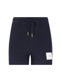 Thom Browne Logo Sport Shorts