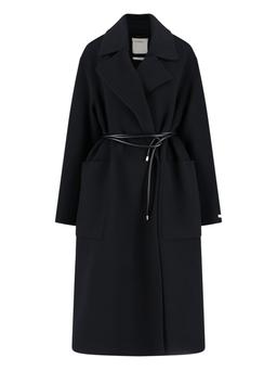 Sportmax Virgin Wool Dressing Gown Coat