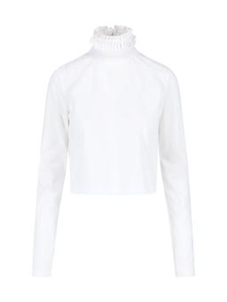 Alaïa Pleated Collar T-Shirt