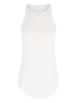 Rick Owens Viscose And Silk Tank Top