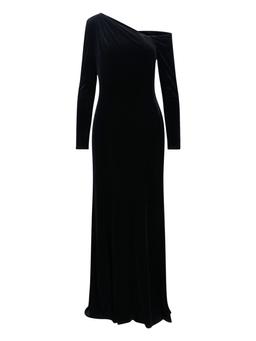 Lauren Ralph Lauren Maxi Asymmetrical Dress