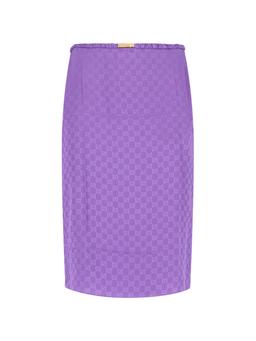 Gucci Silk Midi Skirt