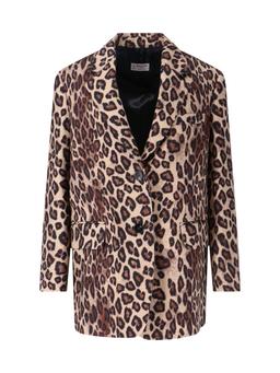 Alberto Biani Single-Breasted Virgin Wool Blazer