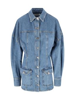 The Attico Denim Mini Dress