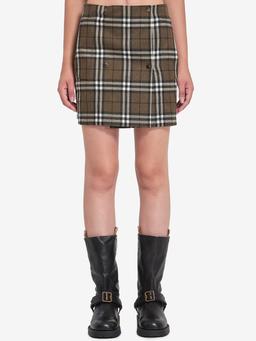 Checkpattern mini skirt