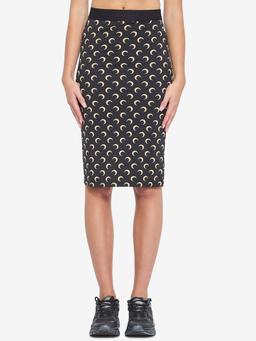 Moon jersey skirt