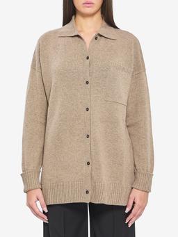 Bull cardigan in cashmere