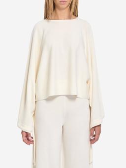 Sweater in fine wool yarn