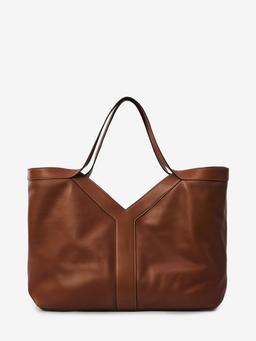 Large Y Tote in leather