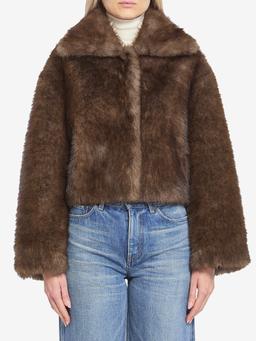 Faux fur jacket