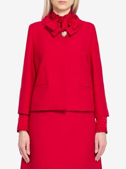 Jacket in crepe couture