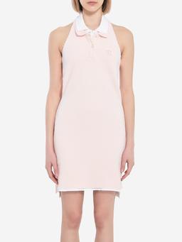 Layered polostyle mini dress