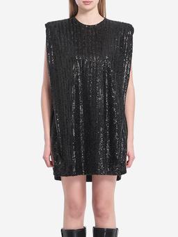 Sequined mini dress