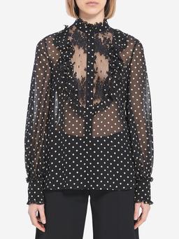 Shirt with polka dots