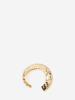Hammered gold cuff