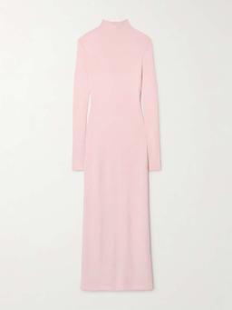 Norla jersey turtleneck gown