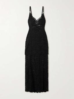 Guipure lace maxi dress