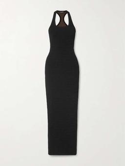 Scala jacquard-knit maxi dress