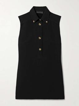 The Belle wool-blend crepe mini dress