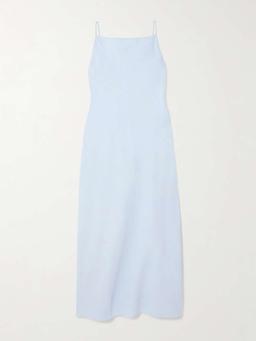 Hemp-blend maxi dress