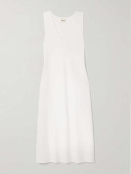Keran stretch-knit midi dress